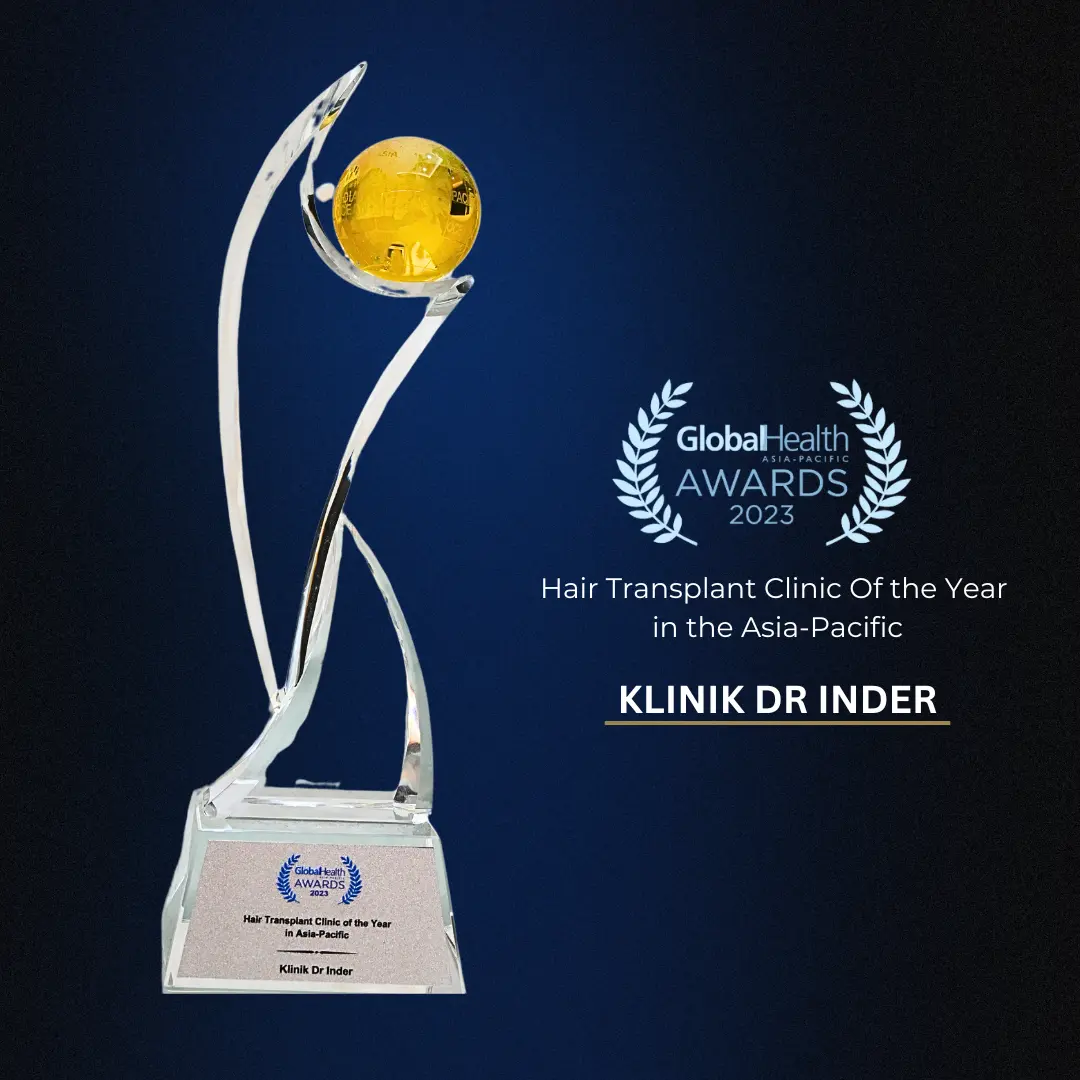 Hair Transplant Clinic Of the Year in the Asia-Pacific Klinik Dr inder